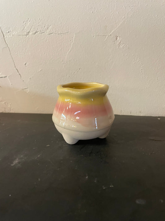 Dripping Glazed Lotus Pot