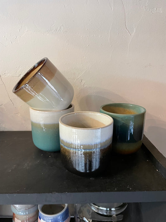 Triple Glazed Ceramic Pot